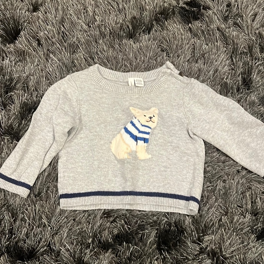 Janie and Jack Frenchie sweater
